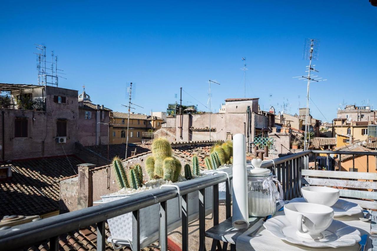 Bbhomerome - Campo Dei Fiori Balcony View Penthouse Bagian luar foto